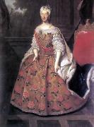 Louis de Silvestre Portrait de Marie-Josephe d'Autriche oil